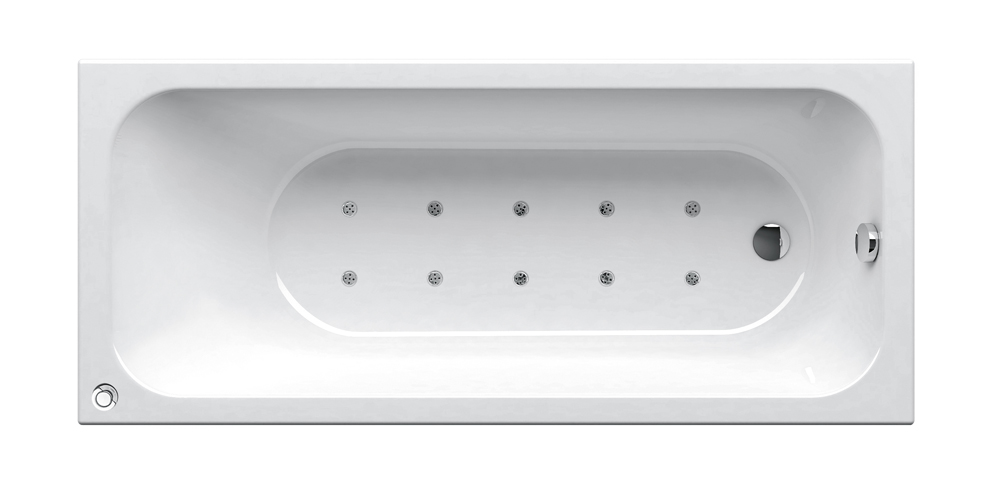 Гидромассажная ванна Ванна Chrome 160x70 Relax Base (GMSR1699) фото