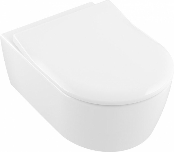 Унитаз подвесной Villeroy&Boch Avento Direct Flush + сиденье Duroplast Soft Close (5656RS01) фото