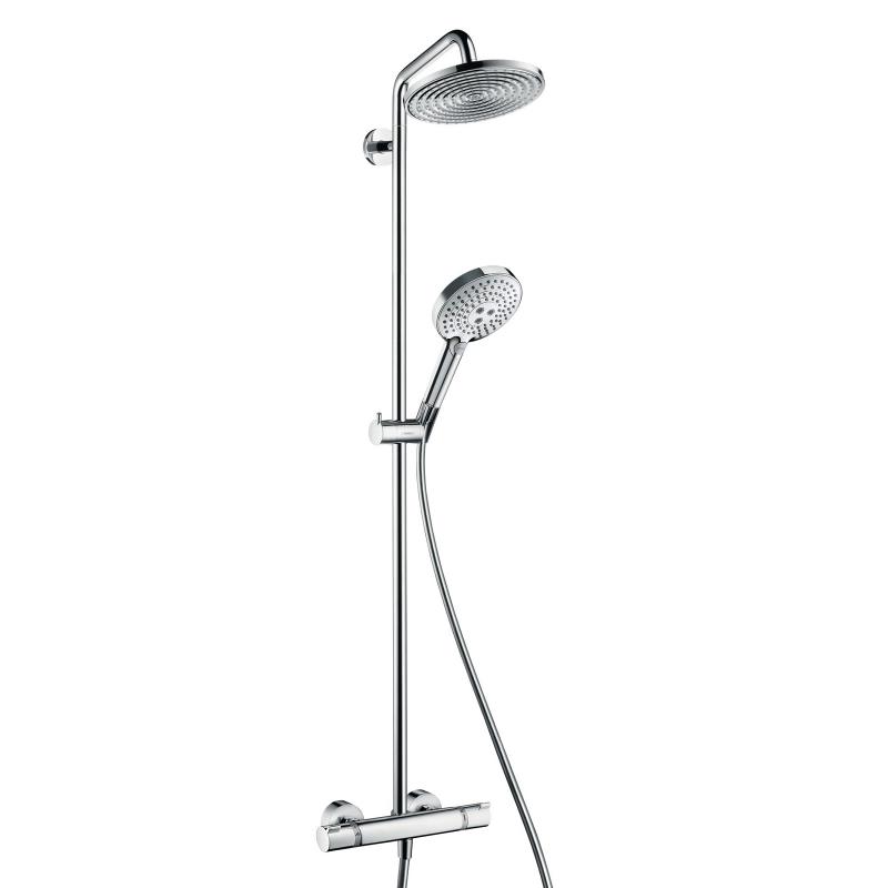 Душевая система Hansgrohe Raindance S Showerpipe EcoSmart 240 с термостатом (27116000) фото