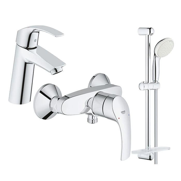 Набор смесителей для душа Grohe Eurosmart (123244M) фото