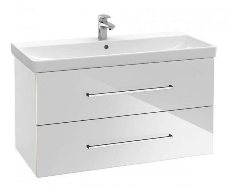 Тумба с умывальником Villeroy&Boch Avento 80 белый (4156A891) фото