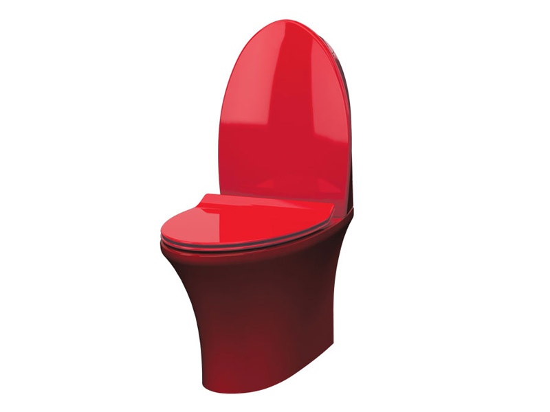 Унитаз-компакт IDEVIT Rena Soft Close красный с функцией биде (SETK2904-0205-081-1-6200) фото