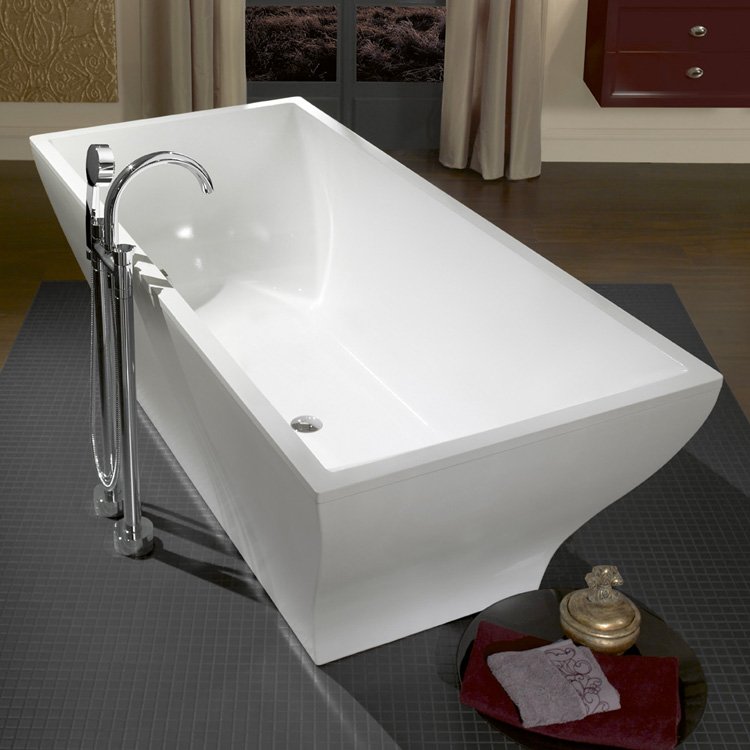 Ванна квариловая Villeroy&Boch La Belle 180x80 отдельностоящая + панель (BQ180LAB2PDV-96) фото