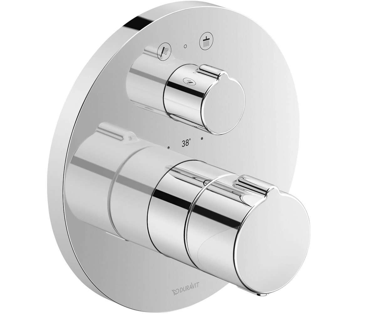 Наружная часть смесителя для душа Duravit B.1 термостатический (C14200014010) фото