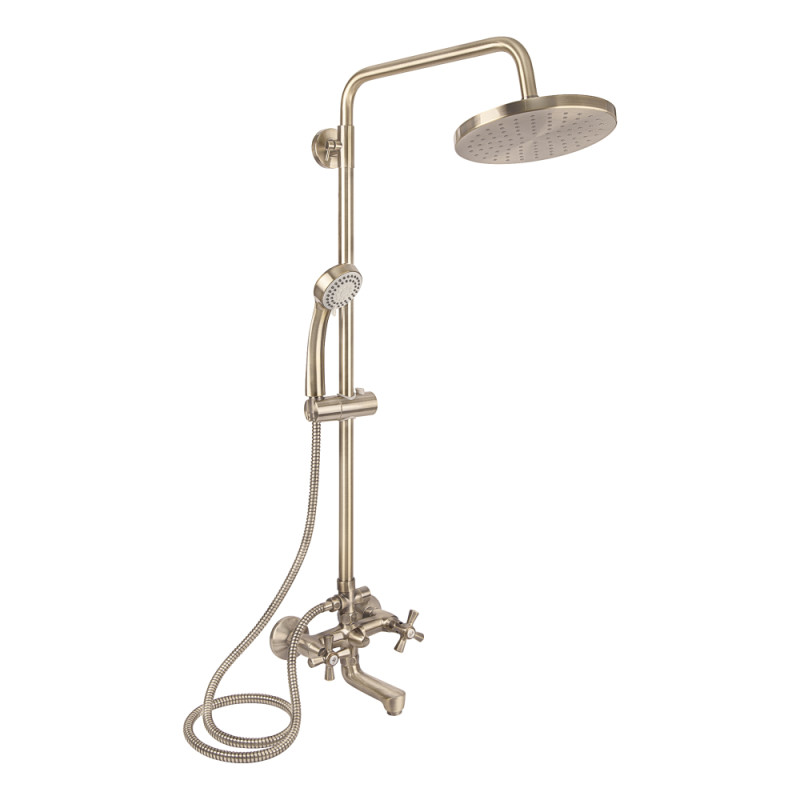Душевая система Q-Tap Liberty ANT 140-210 бронза  (QTLIBANT140210) фото