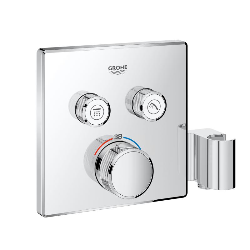 Наружная часть смесителя для душа Grohe Grohtherm SmartControl термостатический два выхода (29125000) фото