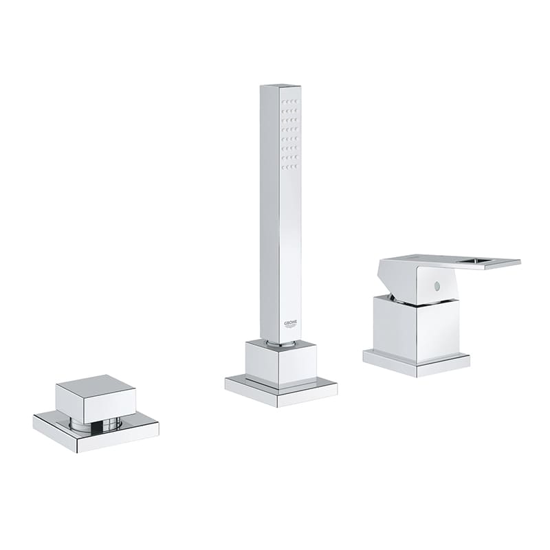 Смеситель для ванны Grohe Eurocube на 3 отверстия (19966000) фото