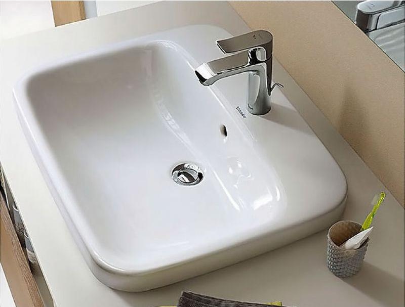 Умывальник Duravit DuraStyle встраиваемый, с переливом (0374560000)