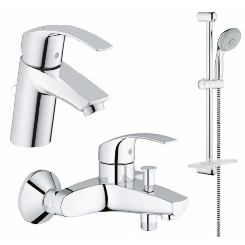 Набор смесителей Grohe EuroSmart 3в1 хром  (123238) фото