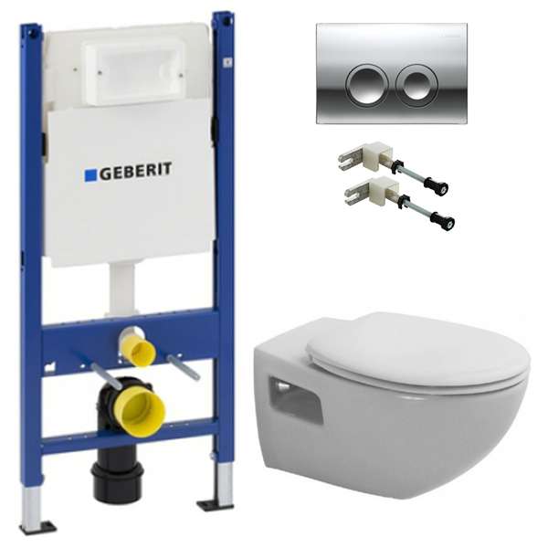 Инсталляционная система Geberit 458.126.00.1 + подвесной унитаз с крышкой Soft Close (458125C25) фото