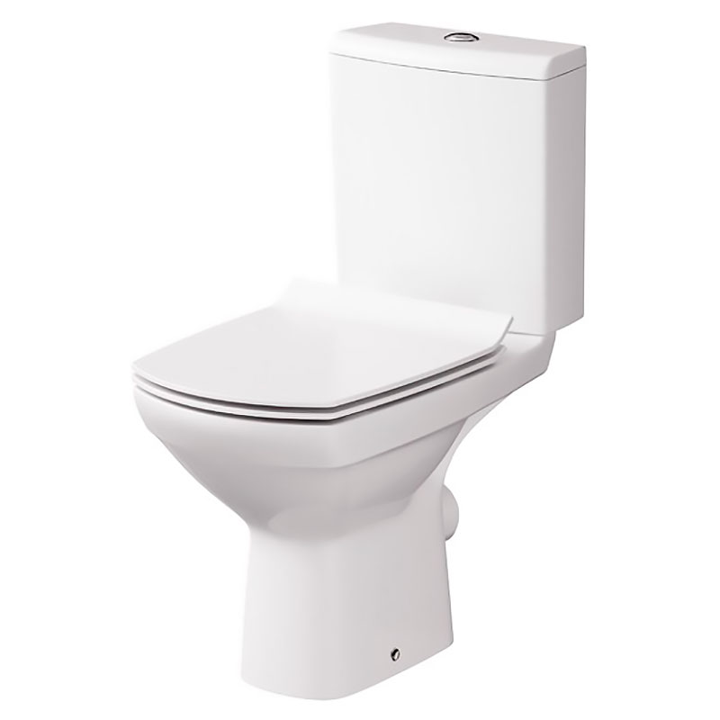 Унитаз-компакт Cersanit Carina Clean On 011 3/5 безободковый (CCKZ1013451663) фото