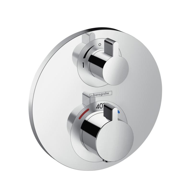Смеситель для душа скрытого монтажа Hansgrohe Ecostat S термостатический (15757000) фото