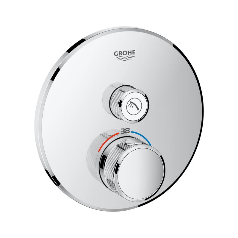 Наружная часть смесителя для душа Grohe Grohtherm SmartControl термостатический один выход (29118000) фото
