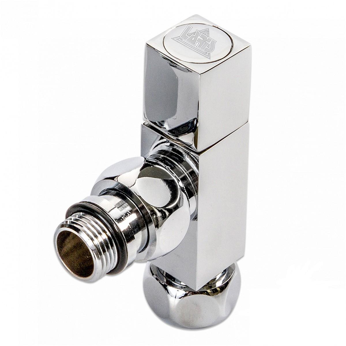 Кран угловой Laris Luxon 1/2" - 3/4" Кватро обычный 2шт (71401060) фото