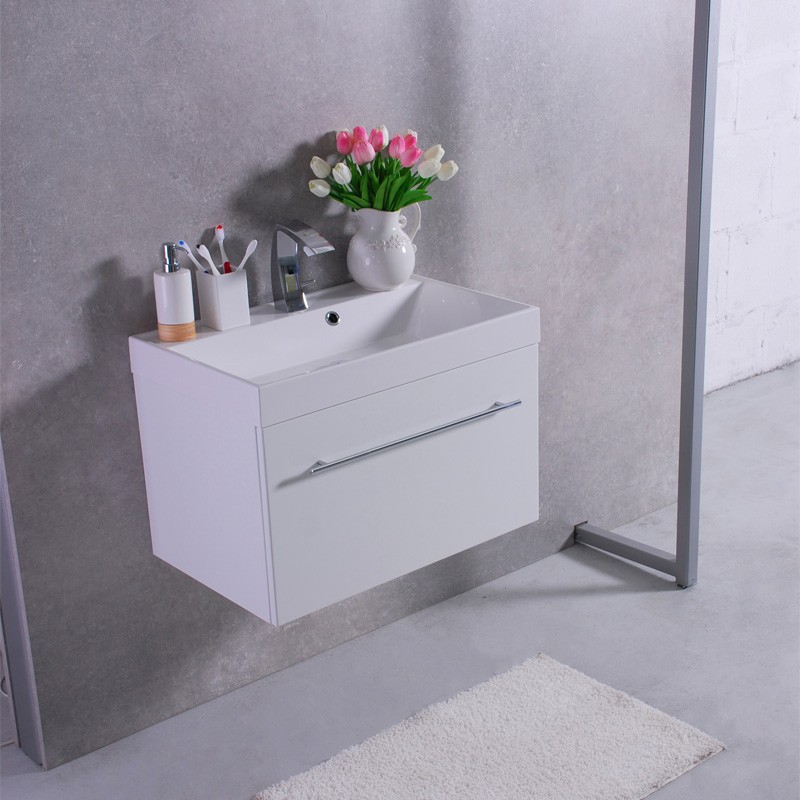 Умывальник с тумбой Fancy Marble Corsica 70 белая (ШН-700 + 0407101) фото
