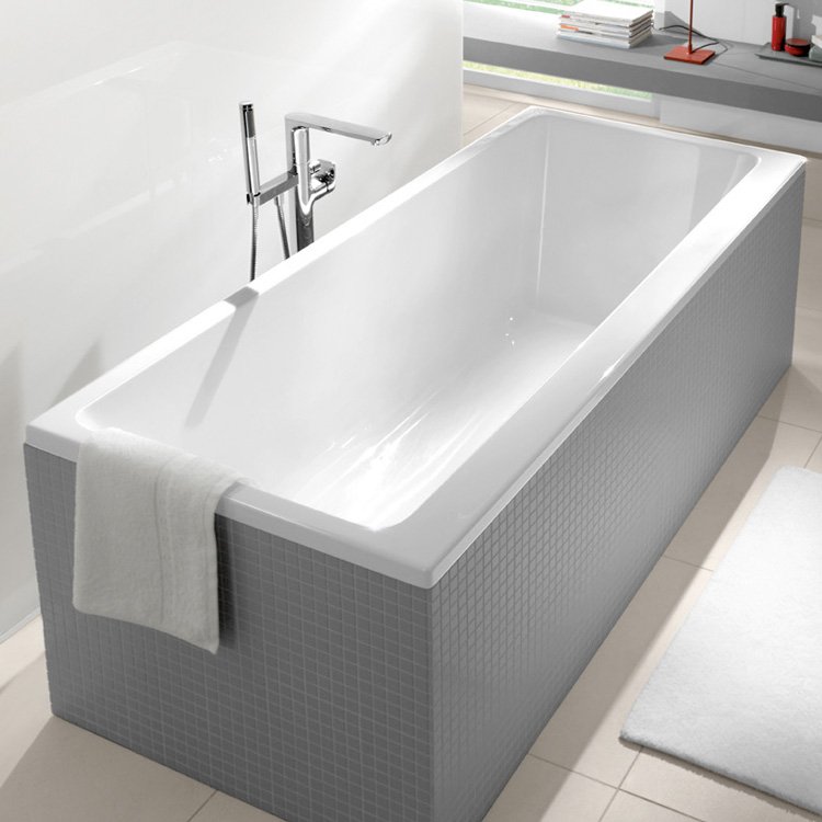 Ванна акриловая Villeroy&Boch Subway 180х80 прямоугольная (UBA180SUB2V-01)