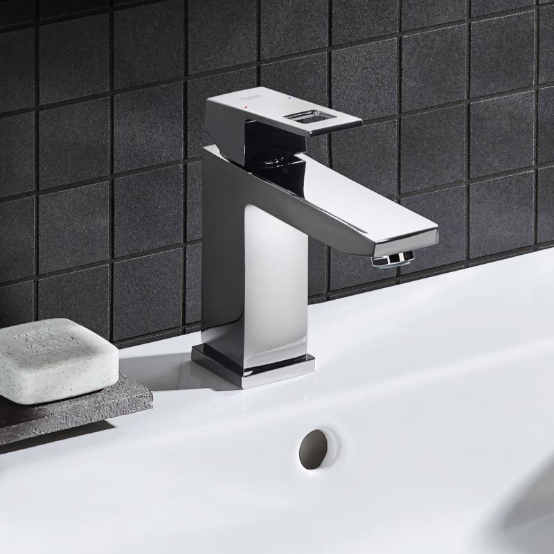 Смеситель для умывальника Grohe Eurocube средний (23446000) фото