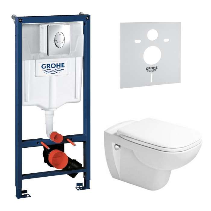 Комплект инсталляции с унитазом Grohe (387220A1) фото