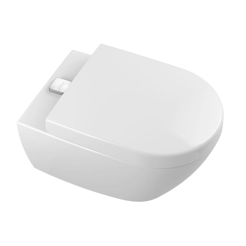 Унитаз подвесной Villeroy&Boch Subway 2.0 ViFresh + сиденье Soft Close 9M68S101 (5614A101+9M68S101) фото