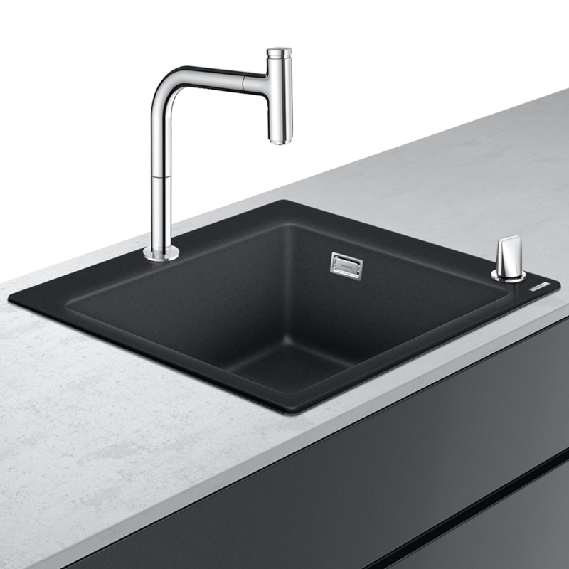 Кухонный комплект мойка со смесителем Hansgrohe C51-F450-06 (43217000) фото
