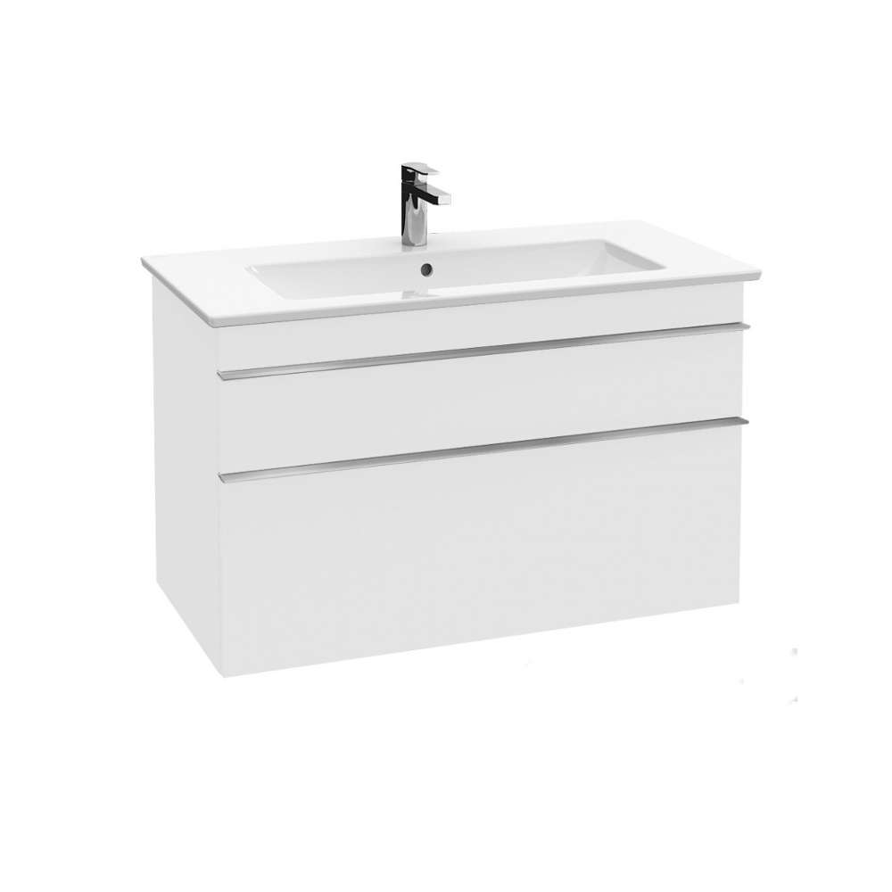 Тумба с умывальником подвесная Villeroy&Boch Venticello 100 белый (4104A92602DH) фото