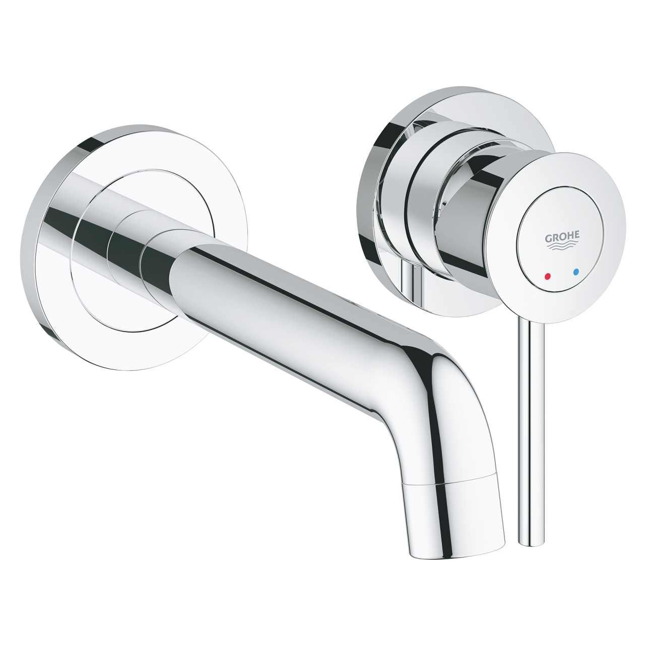 Смеситель для умывальника Grohe Bau Classic ВЧ+НЧ (20292000) фото