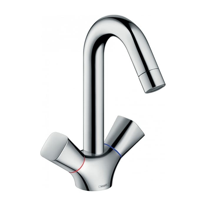 Смеситель для умывальника Hansgrohe Logis двухвентильный (71221000) фото