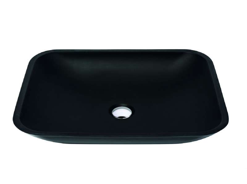 Умывальник Terranit Marteen Quarzit 40 см Black (11153013) фото
