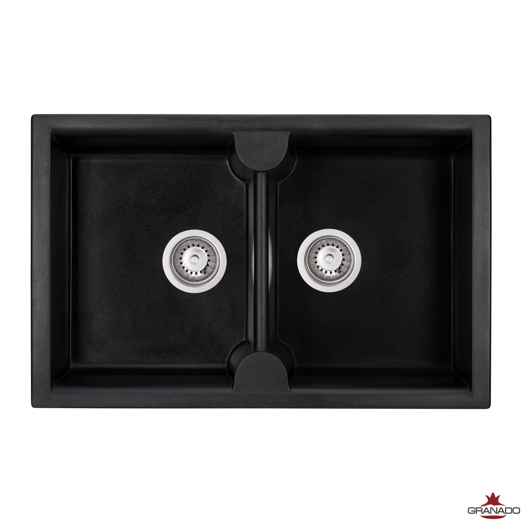Кухонная мойка GRANADO CORDOBA black shine (1201) фото