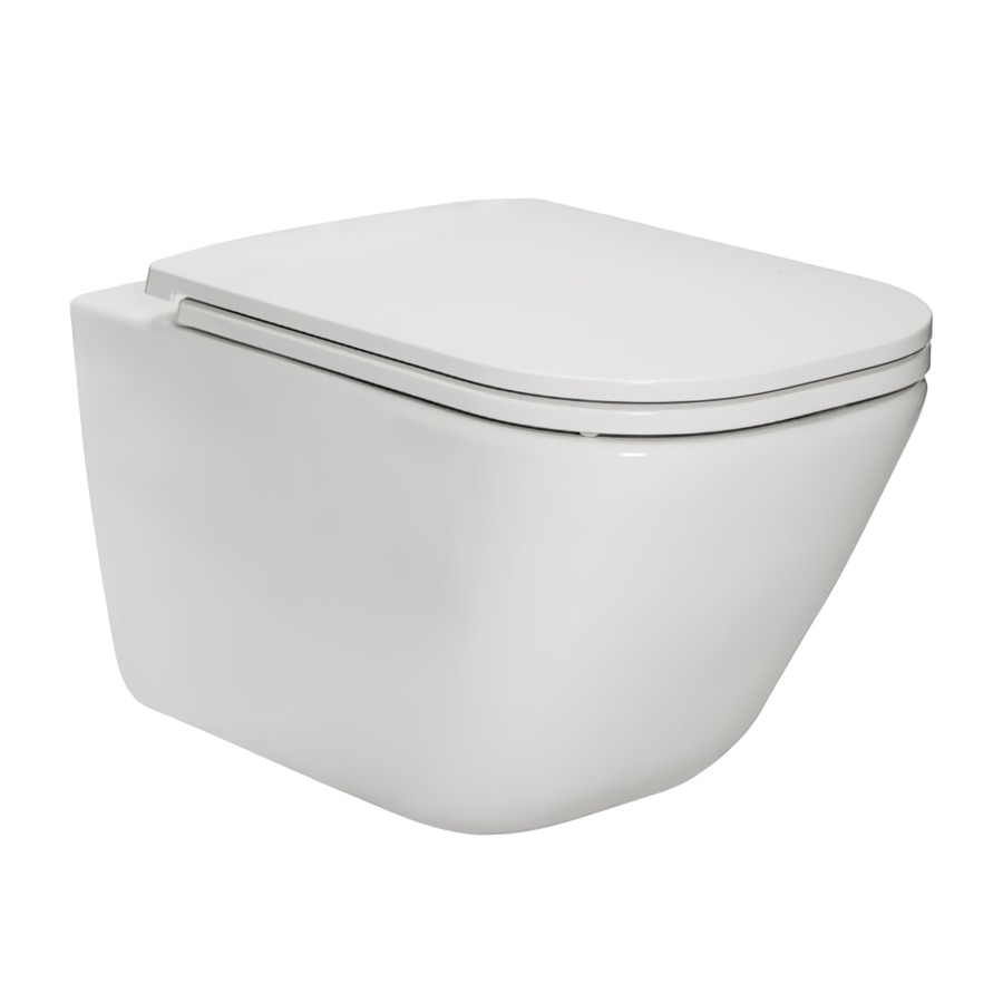 Унитаз подвесной Roca Gap Clean Rim Duroplast Soft Close Slim (A34H470000) фото