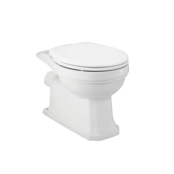 Унитаз напольный Jaquar Queen's + Duroplast Soft Close (QNS-WHT-7751P) фото