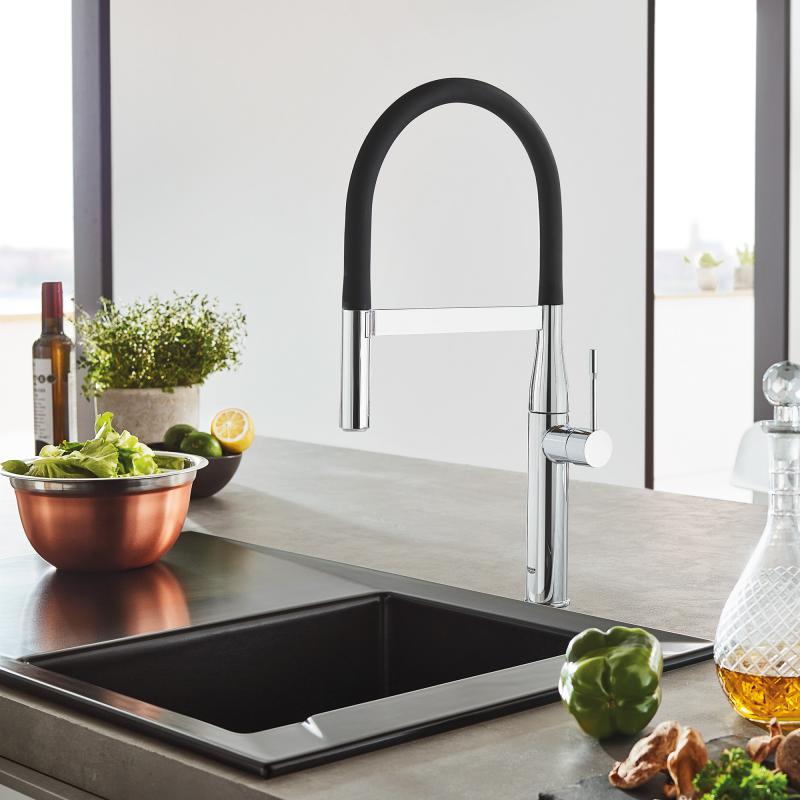 Смеситель кухонный Grohe Essence однорычажный  (30294000) фото