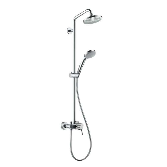 Душевая система Hansgrohe Croma 100 Showerpipe (27154000) фото