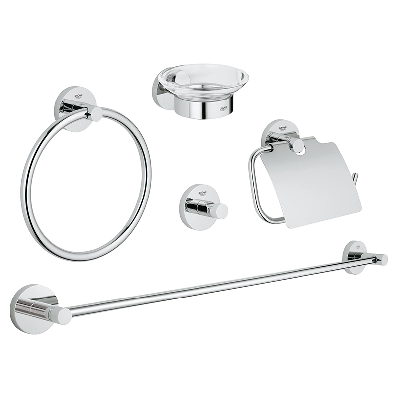 Набор аксессуаров для ванной Grohe Essentials 5 в 1 (40344001) фото