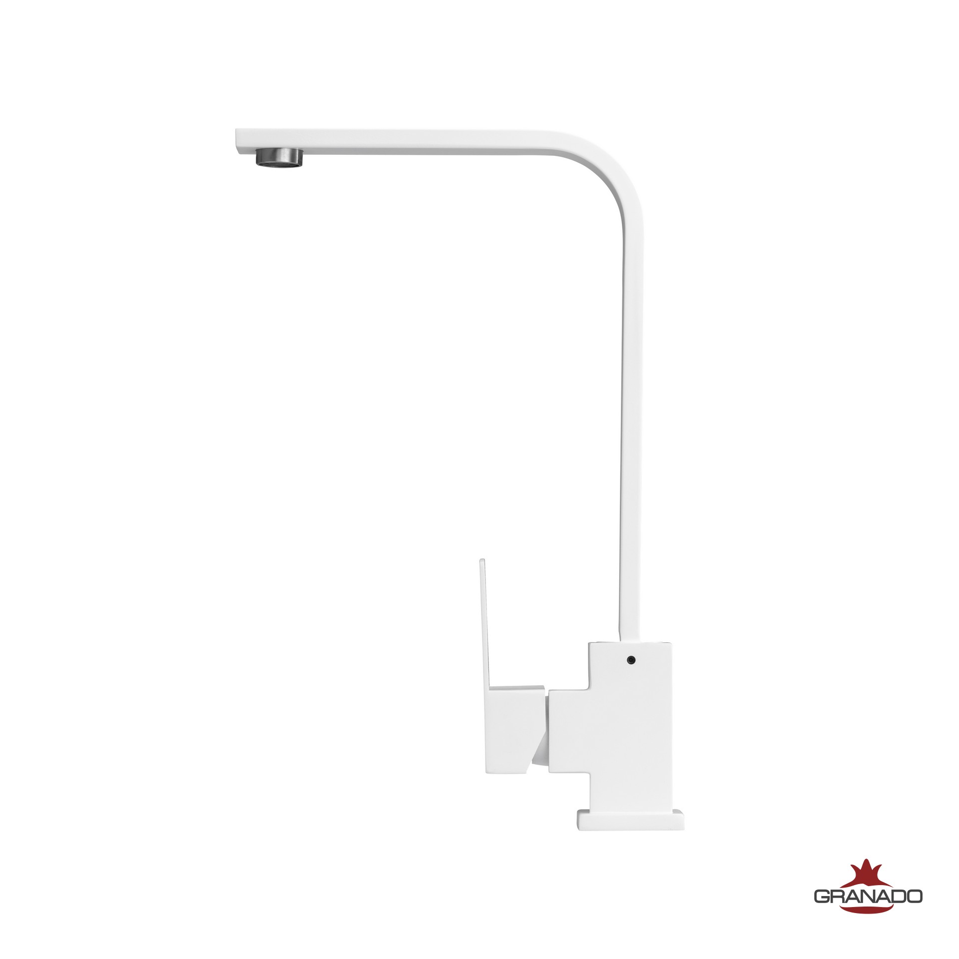 Смеситель кухонный GRANADO TARRASA white (gz0305) фото