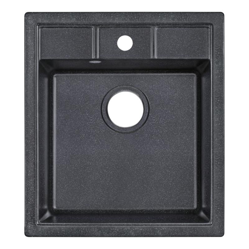 Кухонная мойка Lidz 460х515/200 BLA-03 (LIDZBLA03460515200) фото
