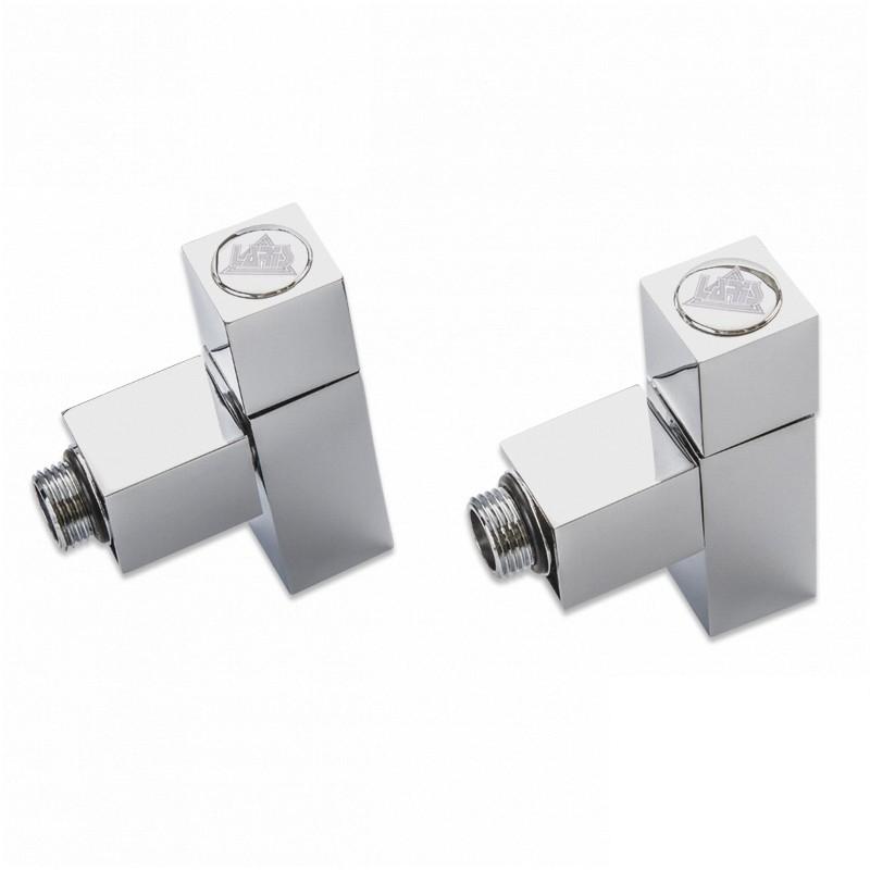 Кран угловой Laris Luxon 1/2" - 1/2" Кватро 2шт. (71401053) фото