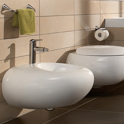 Биде подвесное Villeroy&Boch Pure Stone (547001U9) фото