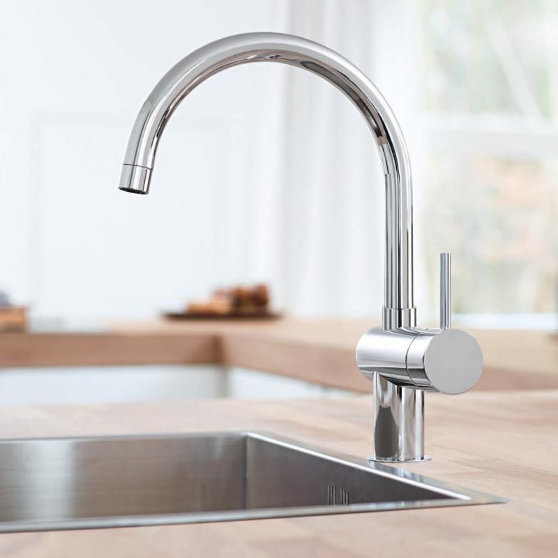 Смеситель кухонный Grohe Minta 356 мм (32917000) фото