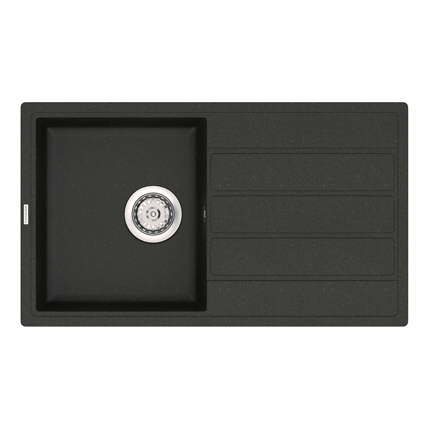 Кухонная мойка Vankor Easy EMP 02.76 Black фото