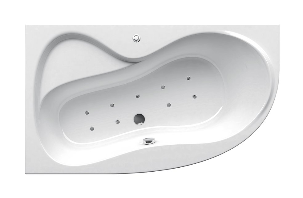 Гидромассажная ванна Ванна ROSA 95 L 160х95 Relax Base (GMSR1313) фото