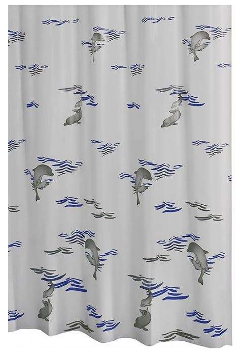 Шторка для ванной Ridder Eco Delphin 180х200 эколен (130303) фото