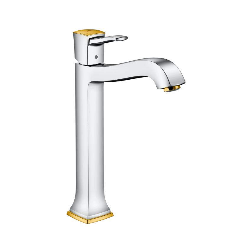 Смеситель для умывальника Hansgrohe Metropol Classic хром/золото (31303090) фото