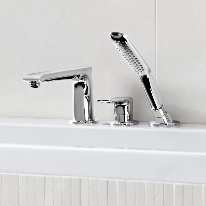 Наружная часть смесителя для ванны Hansgrohe Metris на 3 отверстия (31190000) фото