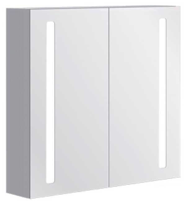 Зеркальный шкаф Villeroy&Boch Verity Line 80х75х17.3 серый (B3078000) фото