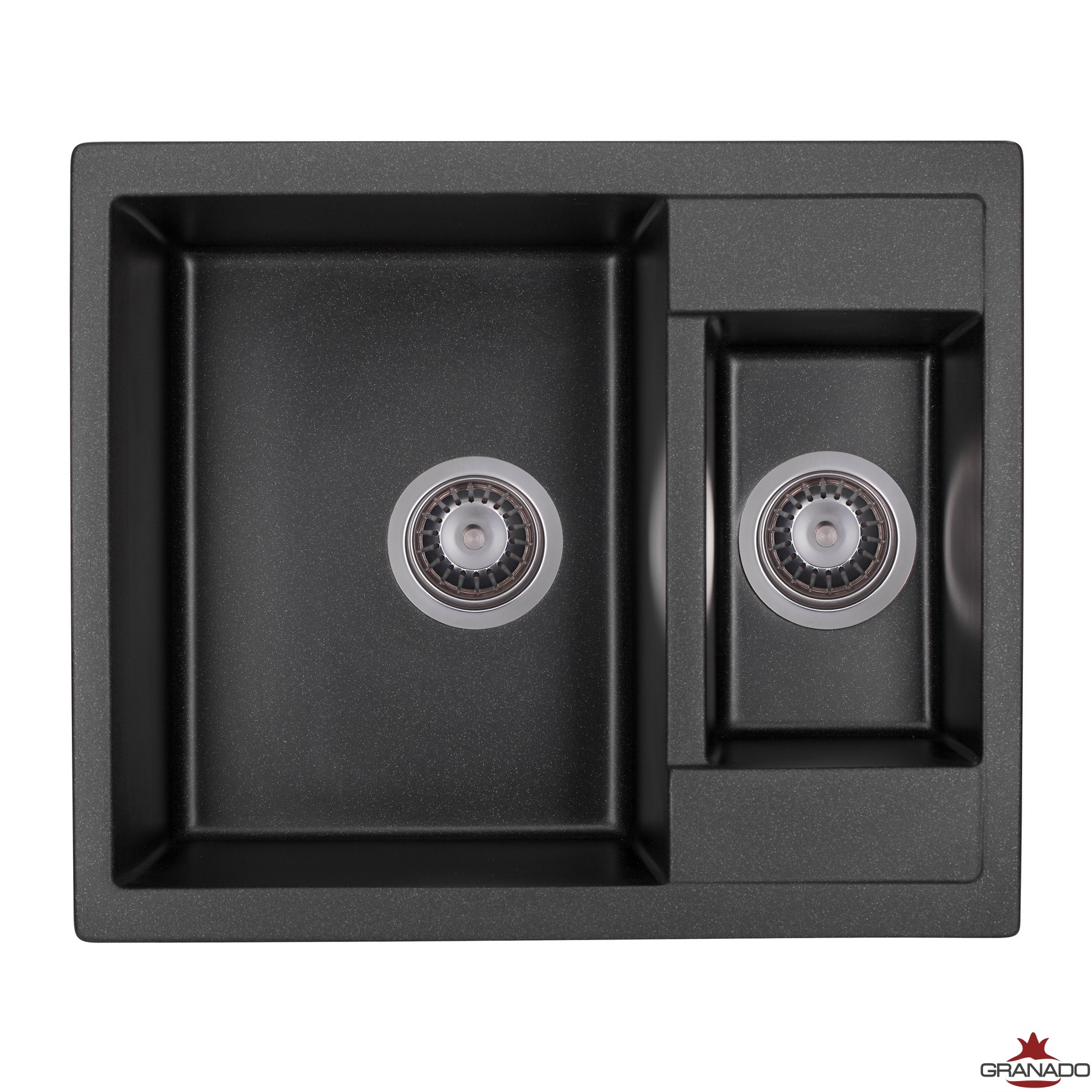 Кухонная мойка GRANADO SAMORA black shine (0901) фото