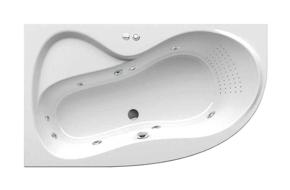 Гидромассажная ванна Ванна ROSA 95 L 160х95  Thai Spa Base (GMSR1319) фото