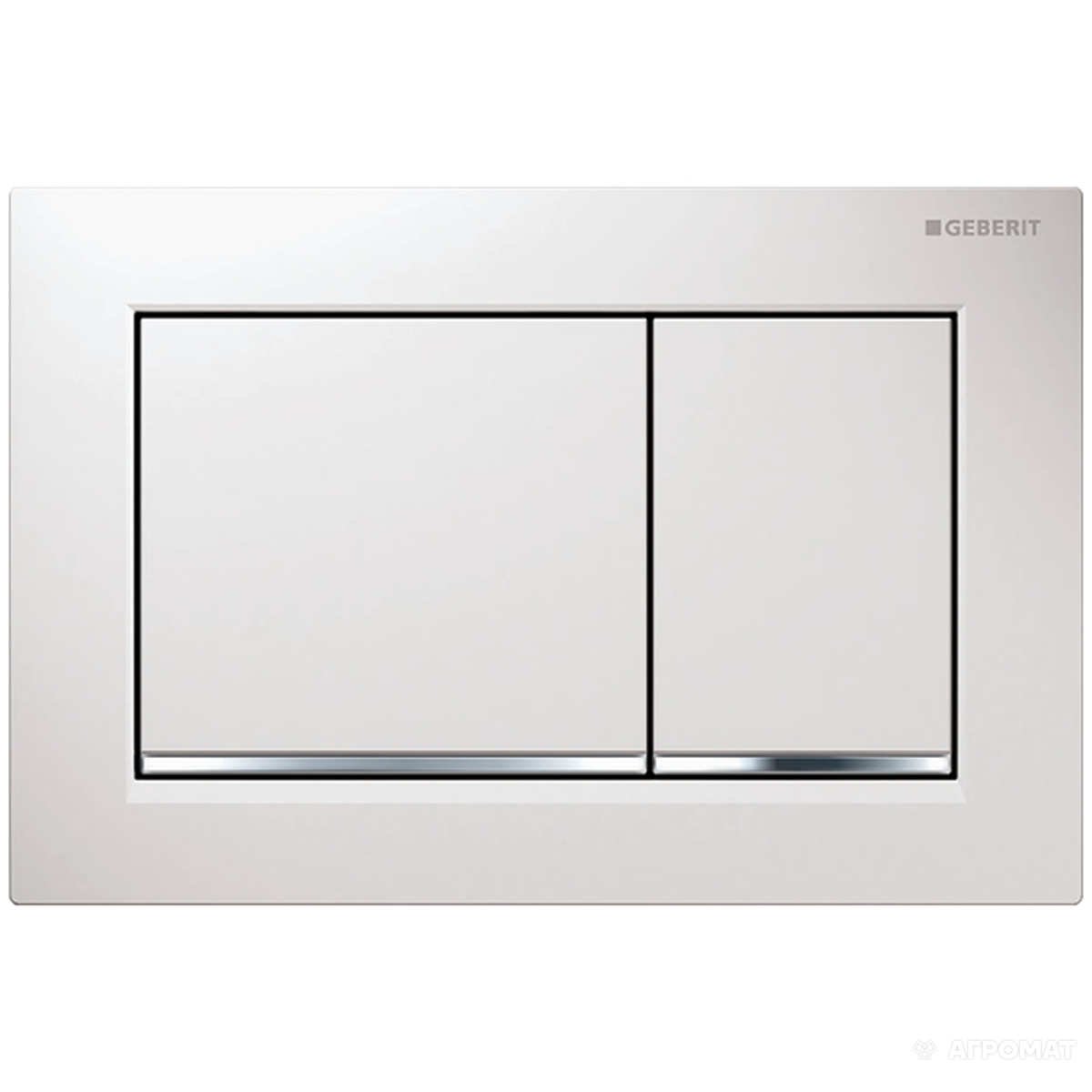 Клавиша смыва Geberit Omega 30 белый/ хром глянец /белый (115.080.KJ.1) фото