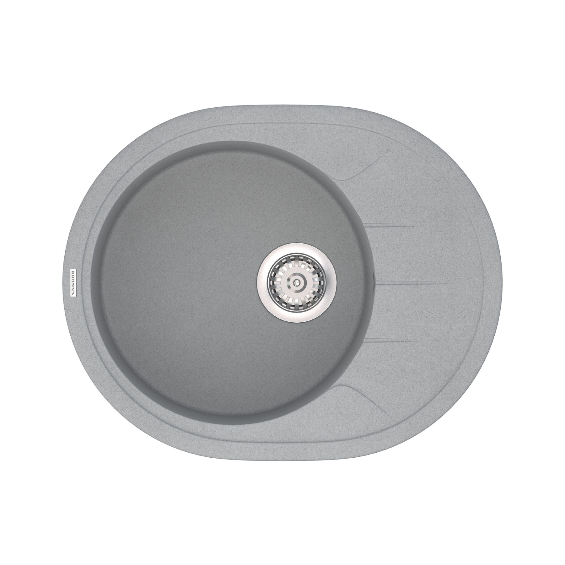 Кухонная мойка Vankor Sity SMO 02.61 Gray фото