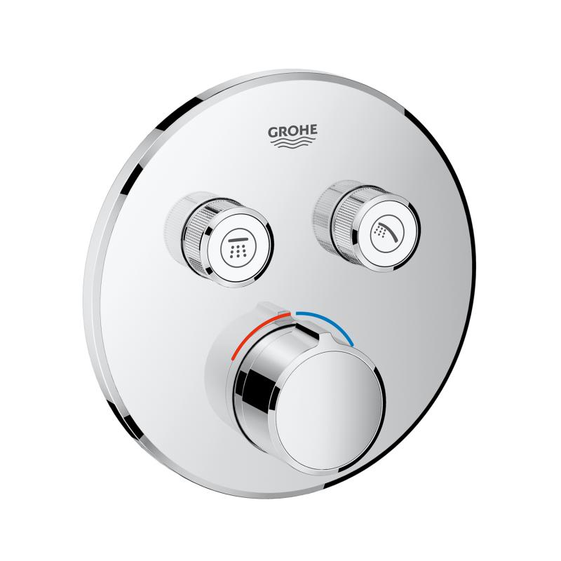 Наружная часть смесителя для душа Grohe Grohtherm SmartControl два выхода (29145000) фото